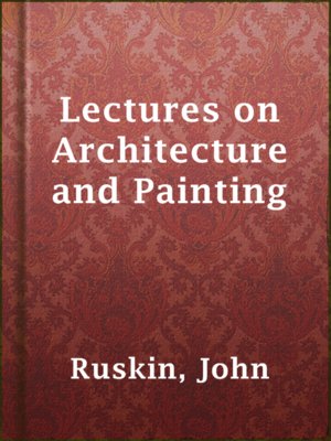 cover image of Lectures on Architecture and Painting